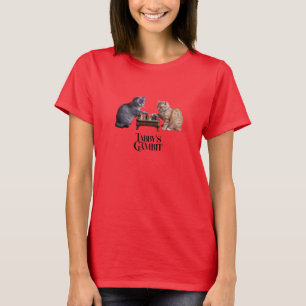 Camiseta Feminina da Jogada do Gatinho Fofo