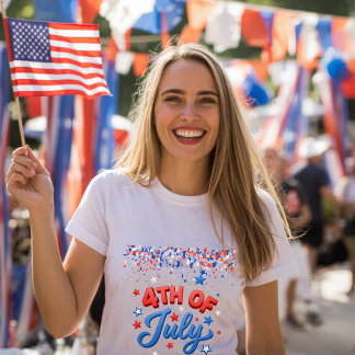 Camiseta Feminina de 4 de Julho