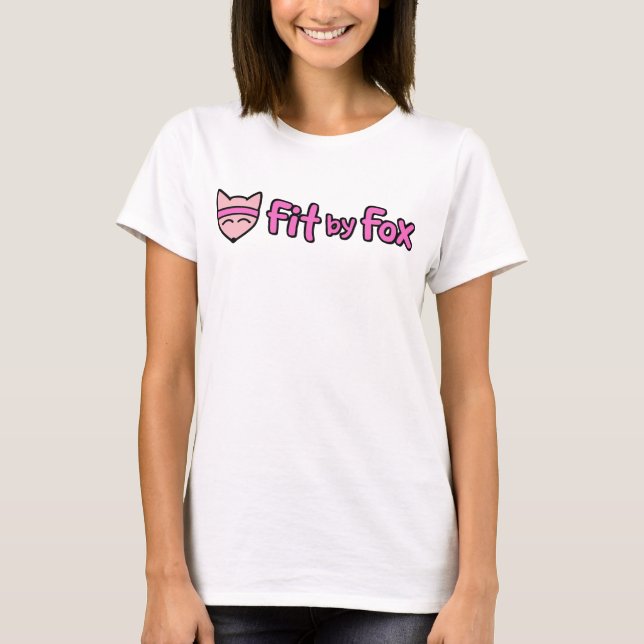 Camiseta Feminina de Ajuste Relaxado FitbyFox Fund (Frente)