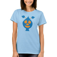 Camiseta Feminina de Alien Feliz