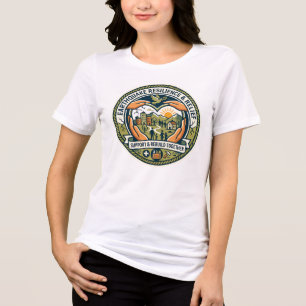 Camiseta Feminina de Alívio e Resiliência ao Terre