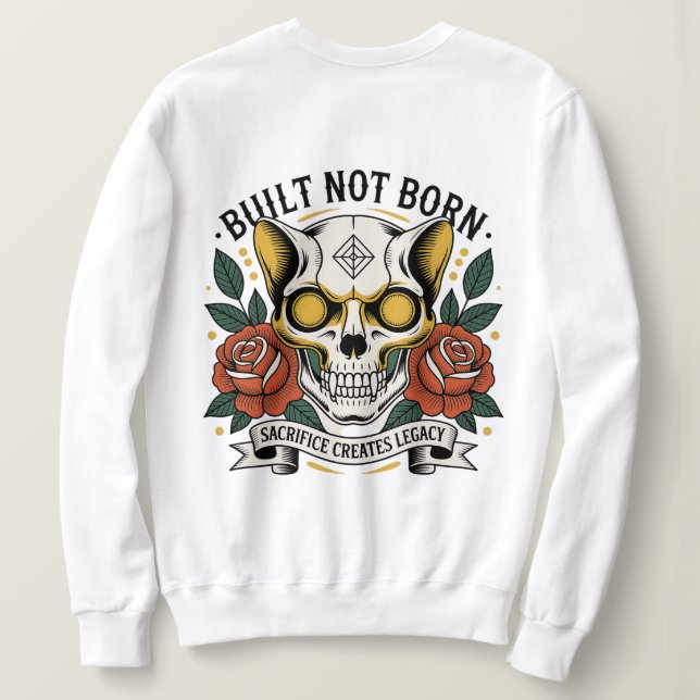 Camiseta Feminina de Arte de Empoderamento Símbolo (Verso do Design)
