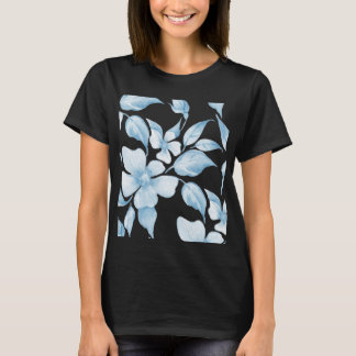 Camiseta Feminina de Buquê Floral Aquarela