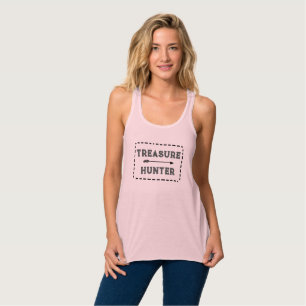 Camiseta feminina de caçadora de tesouros