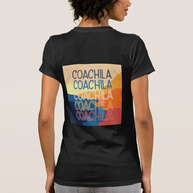 Camiseta feminina de Coachila (Verso)