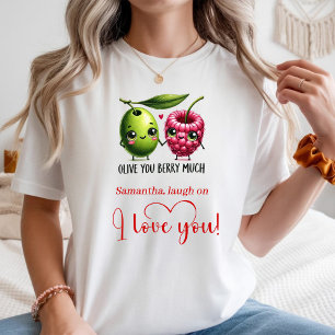 Camiseta Feminina de Comida de Desenho Fofo Person
