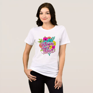 Camiseta Feminina de Design Floral Elegante – Esti