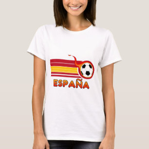 Camiseta Feminina de Futebol Espanha