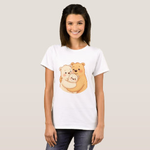 Camiseta Feminina de Gato Fofo e Gorducho Presente