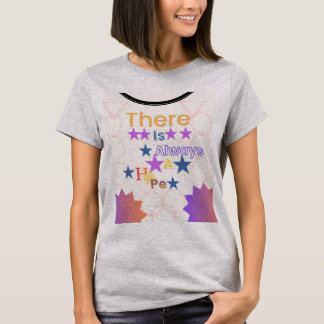 Camiseta feminina de manga curta com design