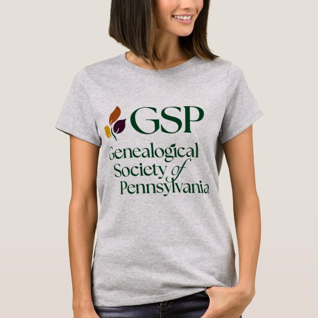 Camiseta feminina de manga curta GSP (Frente)