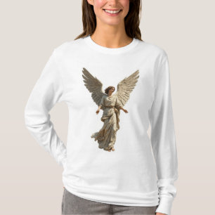 Camiseta feminina de manga longa Angel