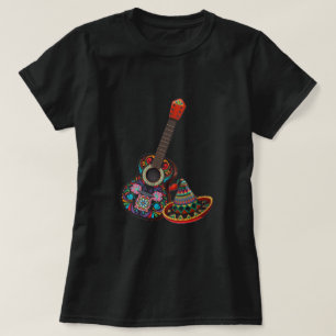 Camiseta Feminina de Música Mexicana