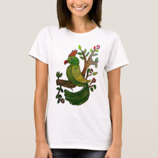 camiseta feminina de pássaro