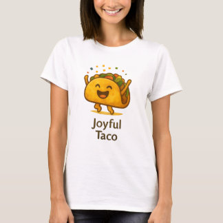 Camiseta Feminina de Taco Alegre e Fofa  Camisa Di