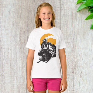 Camiseta Feminina de Trem a Vapor
