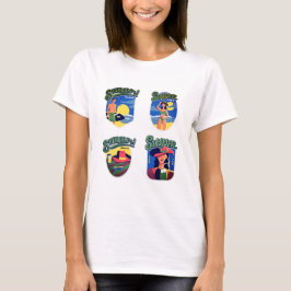 Camiseta Feminina de Verão