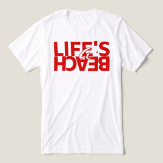 Camiseta Feminina de Verão Life's a Beach