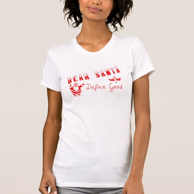 Camiseta Feminina Dear Santa (Frente)