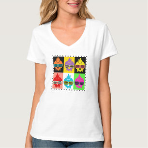 Camiseta Feminina Decote V