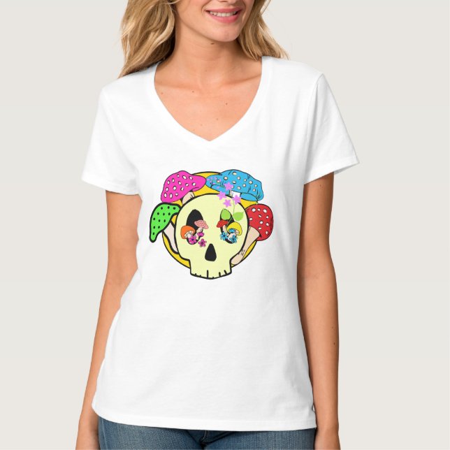 Camiseta Feminina Decote V (Frente)
