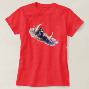 Camiseta Feminina Deusa da Lua Celestial Fantasi