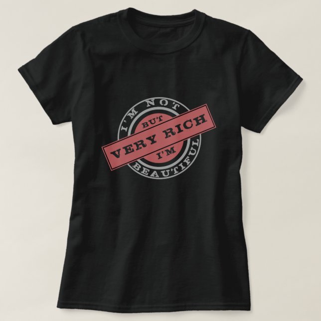 Camiseta Feminina Divertida com Texto (Frente do Design)