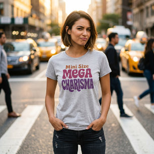 Camiseta Feminina Divertida Tamanho Mini Charme Me