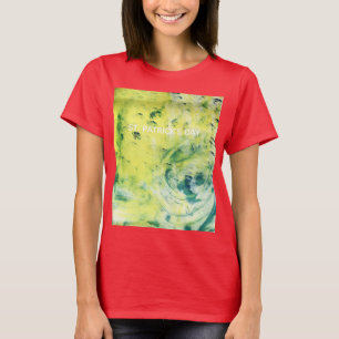 Camiseta feminina do Dia de São Patrício.