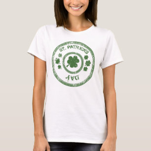 Camiseta Feminina do Dia de São Patrício/Trevo