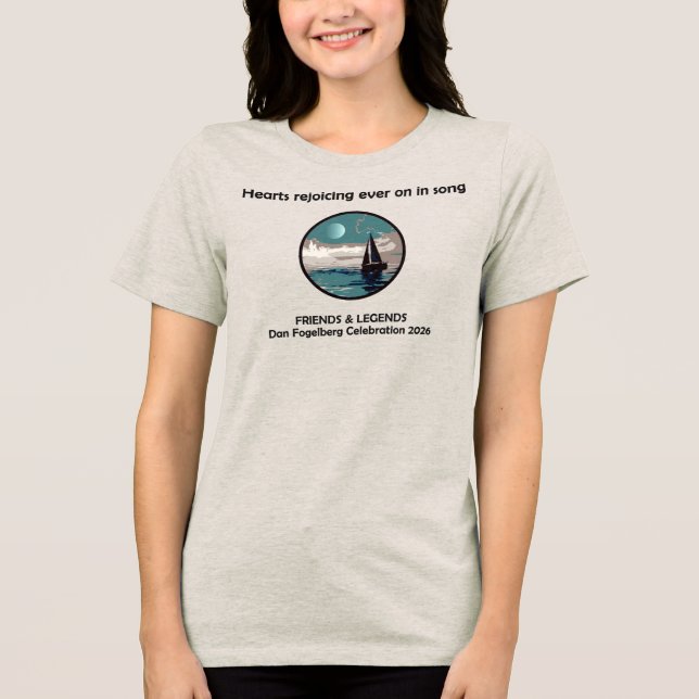Camiseta feminina do fim de semana de celebração d (Frente)