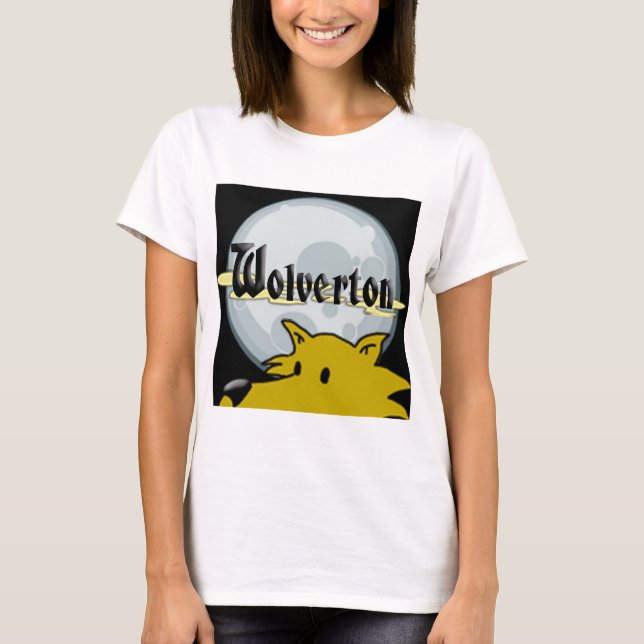 Camiseta feminina do logotipo da Wolverton (Frente)