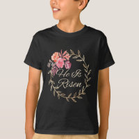 Camiseta Feminina Ele Ressuscitou T Religioso Pásc