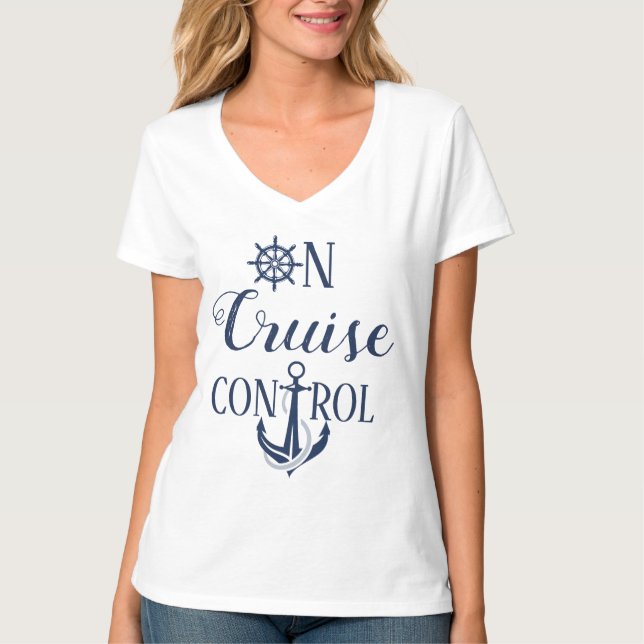 Camiseta Feminina Em Cruzeiro Controlado (Frente)