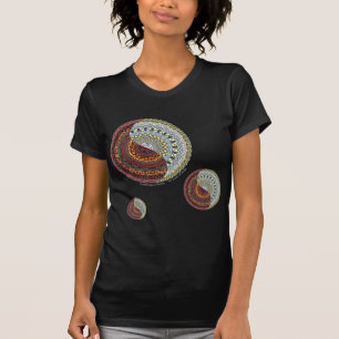 Camiseta Feminina Escura Céu e Inferno