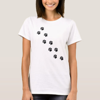 Camiseta Feminina Estampa de Gato