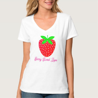 camiseta feminina estampa morango