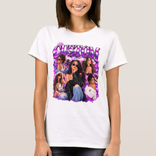Camiseta Feminina Estética Y2K Nome Personalizado
