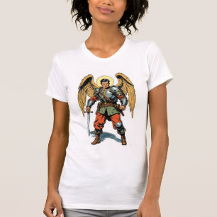 Camiseta Feminina Estilo Retro de São Miguel