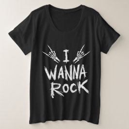 Camiseta Feminina Eu Quero Rock