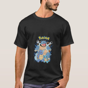 Camiseta Feminina Evolução do Squirtle Pok mon Dec