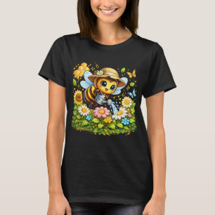 Camiseta Feminina Exploradora de Café Fofa Kawai