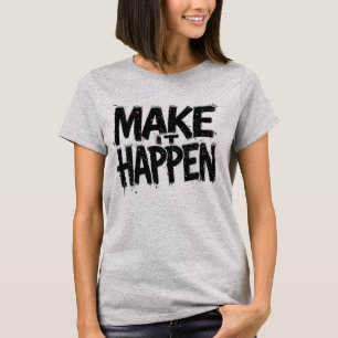 Camiseta Feminina Faça Acontecer Mulheres T Shirt 