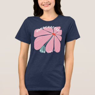 Camiseta Feminina Feita à Mão Para Amor