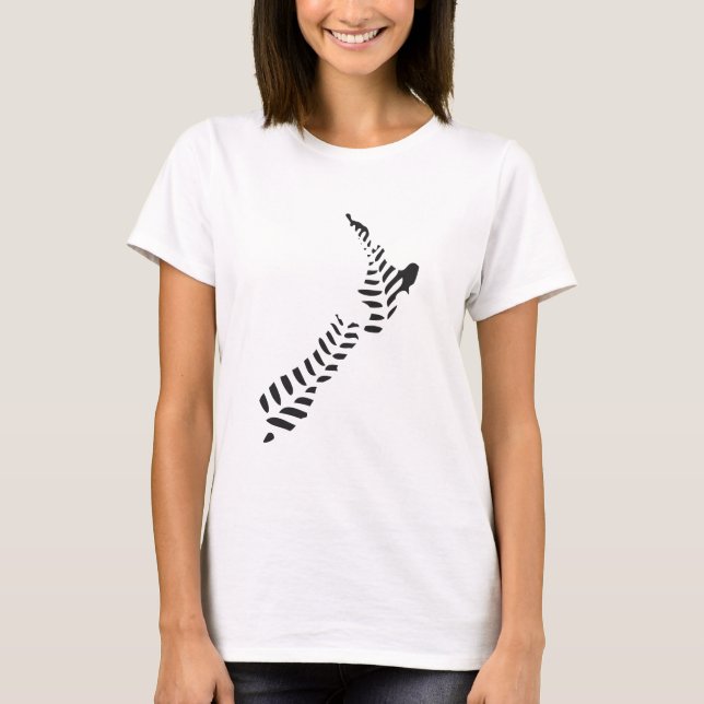 Camiseta feminina Fern NZ (Frente)