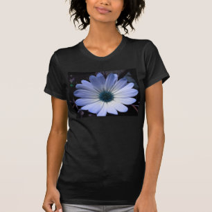 Camiseta Feminina Flor Daisy Azul