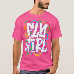 Camiseta Feminina Fly Girl 80'S 90'S Hip Hop Rap R