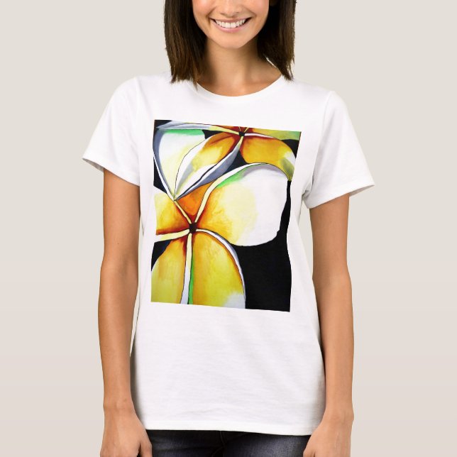 Camiseta feminina Frangipani (Frente)