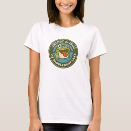 Camiseta Feminina Freddy o Sapo no Lago Paddleboat