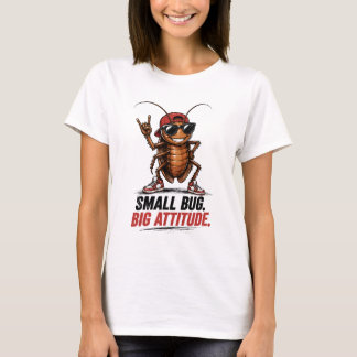 Camiseta Feminina Funny Cool Cockroach | Cute Stre